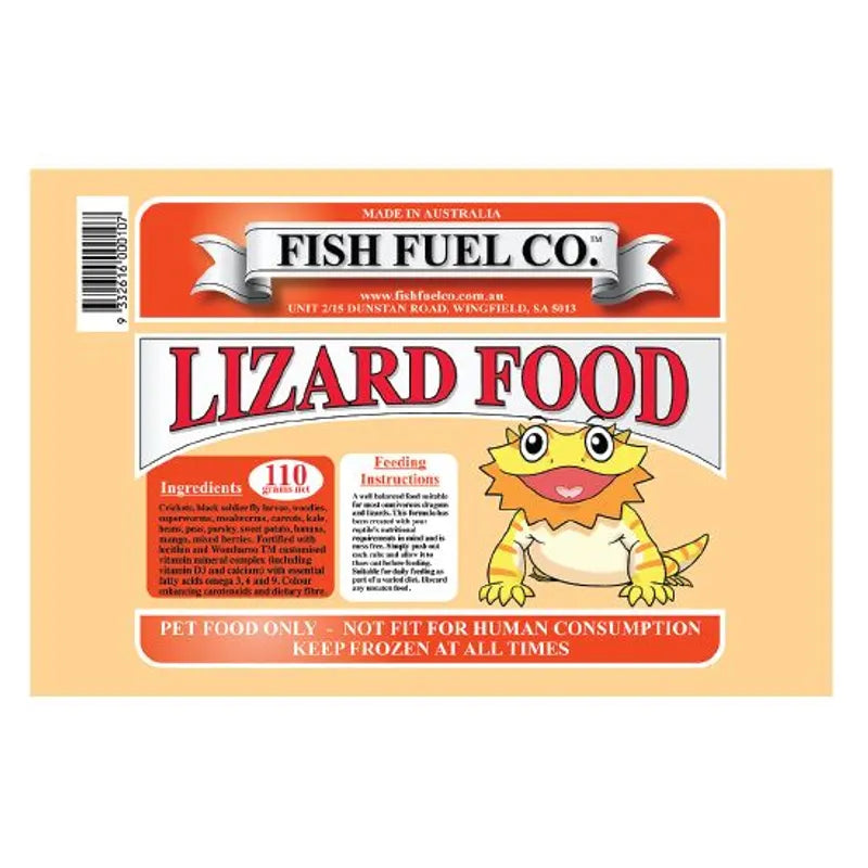 FISH FUEL LIZARD FOOD 110G